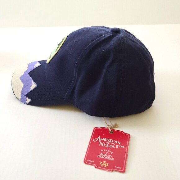 Free People Movement American Needle Hat Apres Ski Baseball Cap Navy NWT - Picture 4 of 9